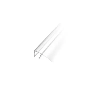 Фурнитура для душевых кабин профиль уплотнительный dg-6 для стекла 2500мм, прозрачный белый
