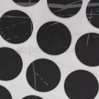 Клеевые заглушки D20 заглушки (клеевые) камень пьетра гриджиа чёрный 12 шт, d=20мм