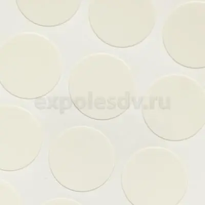 Клеевые заглушки D14 заглушки (клеевые) белый гладкий 20 шт, d=14мм