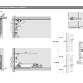Система SlideLine M двойной комплект профиля slide line m, l2500, алюминий