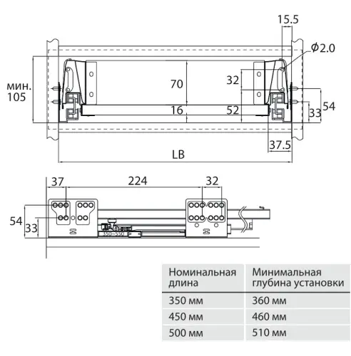 Ящики Samsung IREX комплект ящика samsung irex, c доводчиком, nl-550*84мм, серый