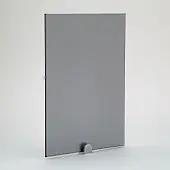 Стекло интерьерное Китай полосы стекло прозрачное матовое "айс" серое, 4мм (915*2440)