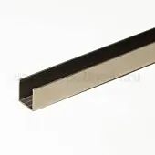 Направляющие/Упоры поу профиль п-образный 5800мм шампань браш глянец new