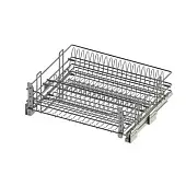 Сушки выдвижные в нижний шкаф сушка для посуды umm, в модуль 500мм, с доводчиком, хром