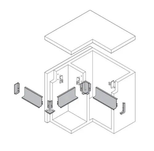 GOLA Rehau Серебро ручка-профиль gola l-образная, premium line, 4100мм, анодированный