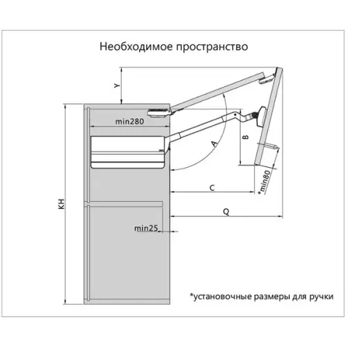 Подъемники складные подъемник dtc top stay st (730-799мм), 10,5-18,1 кг, серый