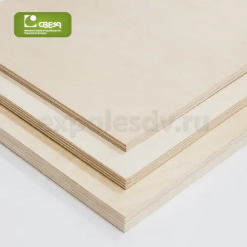 Фанера березовая 1525*1525 фанера березовая фк  3 мм 1525*1525 сорт 2/3 ш2, свеза
