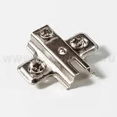 Петли мебельные JET планка монтажная jet slide-on h0, с 2-мя еврошурупами