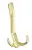 Крючки крючок 3х рожковый, золото