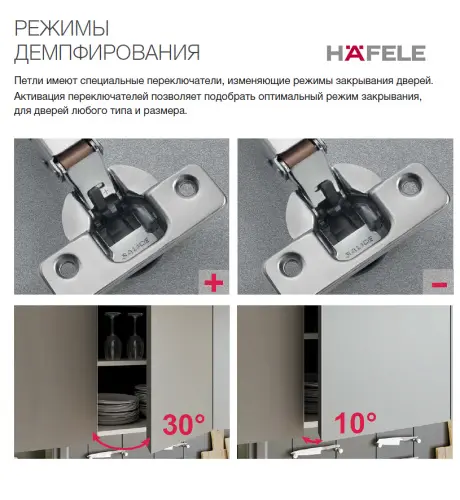 Петли мебельные Hafele петля мебельная hafele salice silentia+ вкладная 105° с доводчиком, 48мм