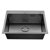 Мойки кухонные Avivacom мойка кухонная avivacom модель ns6045, нано сатин