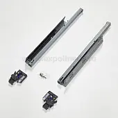 Направляющие скрытого монтажа DTC направляющие скрытого монтажа dtc, 350мм, 25 кг, част. выдв. замок, с доводч.