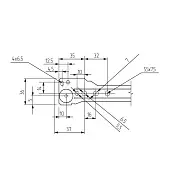Роликовые направляющие направляющие роликовые 350мм, белые