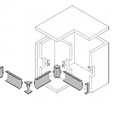 GOLA Rehau Серебро ручка-профиль gola с-образная, premium line, 4100мм, анодированный