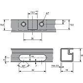 Петли мебельные Hettich (Германия) петля hettich sensys вкладная 95° для al-профиля, с доводчиком