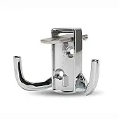 Крючки для одежды крючок 2х рожковый, хром-никель