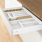 Кухонные органайзеры Hettich кухонный органайзер orgatray 440, гл. 441-520мм, шир. 801-900мм, в базу на 900мм, белый